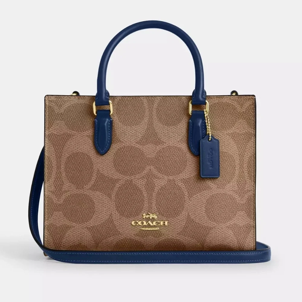 Maggie Tote in Signature Canvas with Cherry charm - Picture 4 of 17